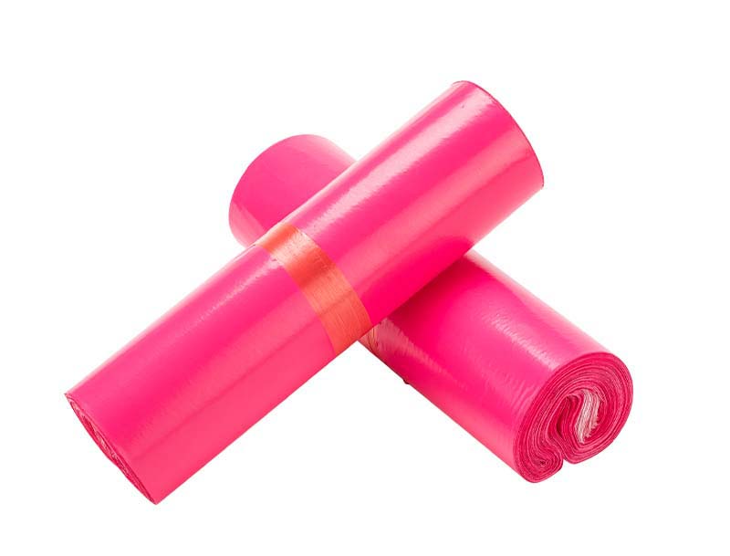 银州玫红色快递袋-02